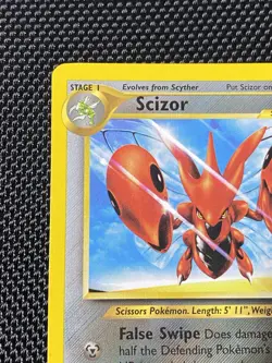 Scizor 29/75 Pokemon Neo Discovery Regular Rare Card - LP/NM - Image 2
