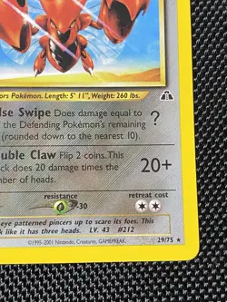 Scizor 29/75 Pokemon Neo Discovery Regular Rare Card - LP/NM - Image 4