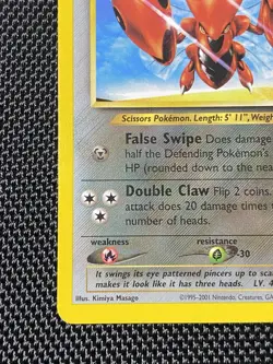Scizor 29/75 Pokemon Neo Discovery Regular Rare Card - LP/NM - Image 5