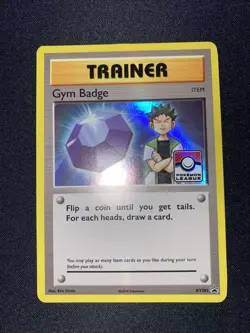 Gym Badge (Brock) - XY203 Pokemon Card XY Promos NM - Image 1