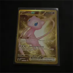 Pokemon Mew EX 193/165 Scarlet & Violet 151 Ultra Rare Full Art Holo Card - Image 1
