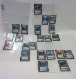 STAR TREK CCG REFLECTIONS PARTIAL SET 22 CARDS SUPER RARE VERY RARE FOILS 2000 - Image 1