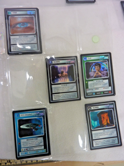STAR TREK CCG REFLECTIONS PARTIAL SET 22 CARDS SUPER RARE VERY RARE FOILS 2000 - Image 3