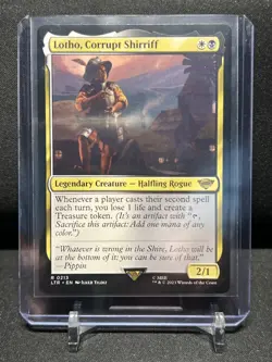 Lotho, Corrupt Shirriff - Magic MTG 2023 Lord of the Rings NM - Image 1