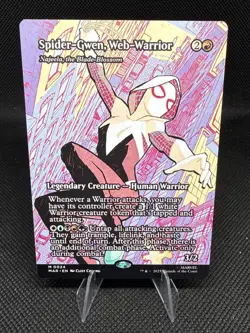 Spider-Gwen, Web-Warrior | MTG | Marvel’s Spider-Man | Borderless | Regular - Image 1