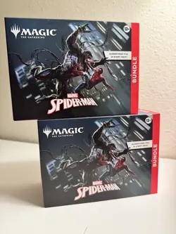 MTG Magic The Gathering Marvel Spider-Man Bundle Box (X2) Full Art English - B - Image 1