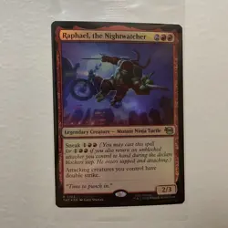 Magic: The Gathering Raphael the Nightwatcher Foil Legendary Creature 2026 - Image 3