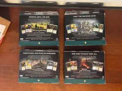 LotR MtG Commander Deck Bundle Set Lot of 4 NEW SEALED Lord of the Rings Magic - Image 2