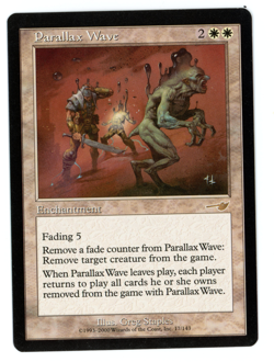 Parallax Wave -- MTG (SP+ Quality) - Nemesis - See pics/scans! - Image 1
