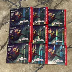 Magic: The Gathering Marvel’s Spider-Man Collector Booster Factory Sealed (x9) - Image 1