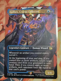 Golbez, Crystal Collector (Borderless) R FINAL FANTASY 395 NM MTG - Image 1