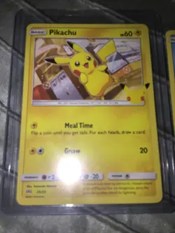 Pokemon Mcdonalds 25th Anniversary Non Holo Pikachu & Squirtle Lot - Image 2