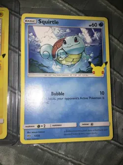 Pokemon Mcdonalds 25th Anniversary Non Holo Pikachu & Squirtle Lot - Image 3