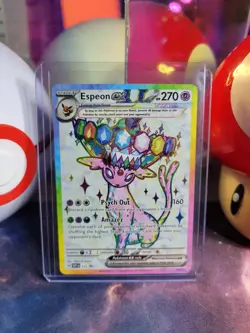 Espeon Ex 175 Pokemon TCG Scarlet & Violet Black Star Promo Holo NM - Image 1