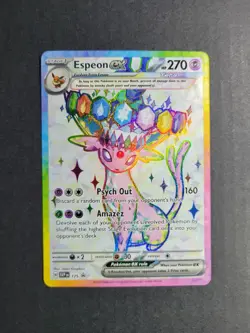 Espeon Ex 175 Pokemon TCG Scarlet & Violet Black Star Promo Holo NM - Image 2