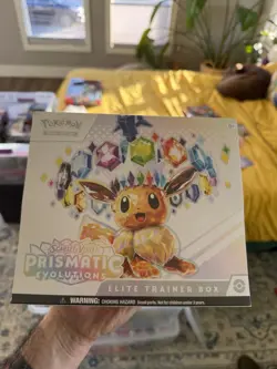 Pokemon TCG Prismatic Evolutions ETB Elite Trainer Box Brand New Factory Sealed - Image 1