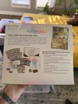 Pokemon TCG Prismatic Evolutions ETB Elite Trainer Box Brand New Factory Sealed - Image 2