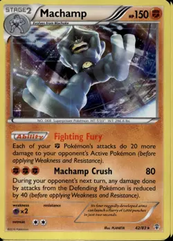 Machamp 42/83 Holo Rare XY Generations Pokemon - Image 1