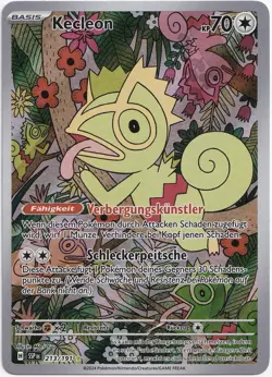 Pokemon Kecleon Secret Illustration Rare Sturmische Funken SSP 213/191 NM DE - Image 1