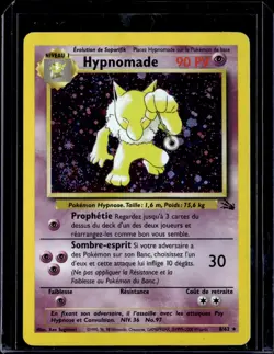 1999 Pokemon Fossil Set Hypnomade Hypno Holo 8/62 Rare WOTC MP+ w/ SWIRL - Image 1