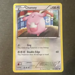 Chansey 80/108 B&W: Dark Explorers Regular Pokemon TCG - Image 1