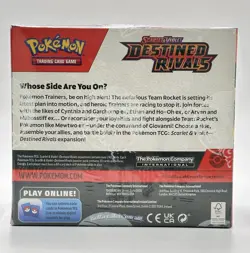 Pokemon Destined Rivals Booster Box Factory Sealed MINT CONDITION +Plastic Case - Image 3