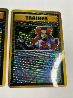 Pokemon Vending Machine Sticker Team Rocket Unlicensed Japanese Rare ! - Image 3