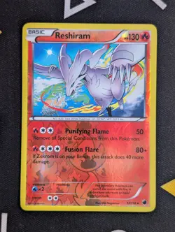 Reshiram 17/116 Plasma Freeze Reverse Holo NM Pokemon - Image 1