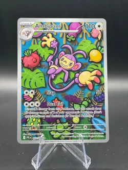 Ambipom 107/094 Phantasmal Flames Holo Pokemon NM - Image 1