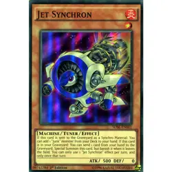 Jet Synchron Yu-Gi-Oh! SDSE-EN001 1st Super Rare - Image 1