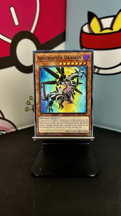 Yugioh Absorouter Dragon SDRR-EN005 Super Rare 1st Edition - Image 1