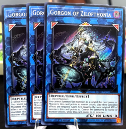 x3 Gorgon of Zilofthonia DUAD-EN050 - Secret Rare 1st Edition NM (Yu-Gi-Oh) - Image 1