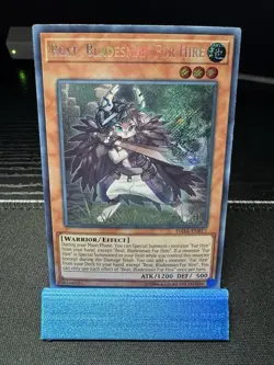 YUGIOH BEAT BLADESMAN FUR HIRE DASA-EN017 SECRET NM - Image 2