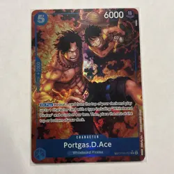 One Piece OP-10 Portgas.D.Ace OP08-052 Treasure Rare (NM) #1 - Image 1