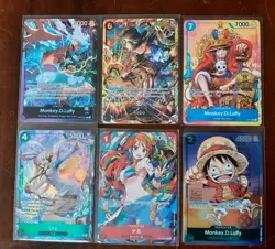 One Piece Tcg Monkey.D.Luffy 1st 2nd Anniversary Promo Nami Uta Sabo Op13 Lot - Image 4