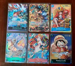 One Piece Tcg Monkey.D.Luffy 1st 2nd Anniversary Promo Nami Uta Sabo Op13 Lot - Image 5