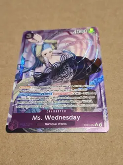 Ms. Wednesday Alt Alternate Art SR EB01-034 One Piece English NM - Image 1