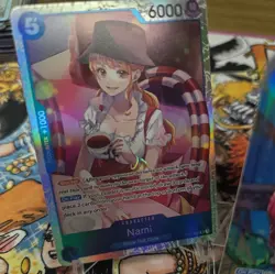 One Piece PRB-01 Dracule Milhawk OP01-070 Alternate Alt Sanji and Nami SR - Image 4