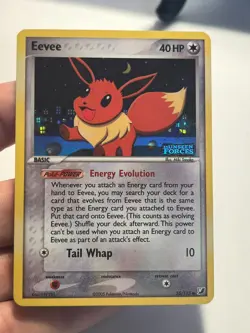 Eevee 55/115 EX Unseen Forces Stamped Reverse Holo Pokemon Card LP/NM - Image 1