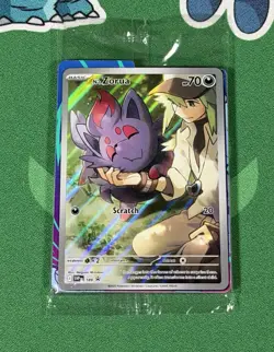 SEALED N's Zorua #189 SVP: Scarlet & Violet Promo Pokemon Card Illustration Rare - Image 1