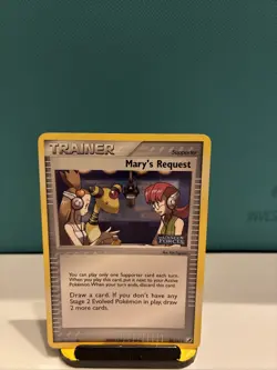 Mary's Request Reverse Holo Stamped 86/115 EX Unseen Forces 2005 Pokemon Card LP - Image 1