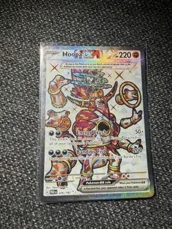 Pokemon Hoopa EX Sv04: Paradox Rift Full Art Ultra Rare Holo Card 226/182 - Image 1