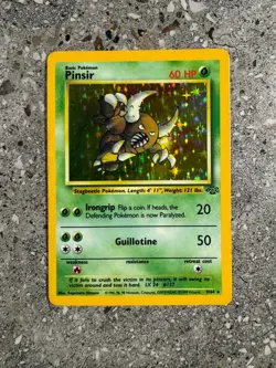 Pokemon TCG Cards Pinsir 9/64 Jungle Holo Rare EXC-NM - Image 1