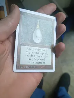 Mox Pearl Heavy Play English 2nd Edition Unlimited MTG Magic Card - Image 4