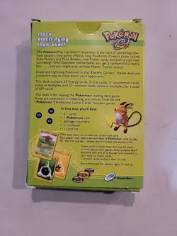 Pokemon Electric Garden Theme Deck • 2 Cards Missing + Original Token - Image 2