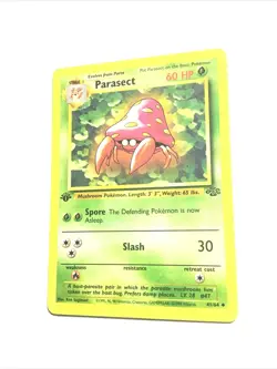 PARASECT - 41/64 - 1st Edition Jungle - Pokemon Card - LP - Image 1