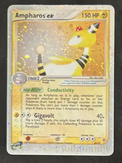 Pokemon Ampharos EX Dragon Holo Ultra Rare Card 89/97 - Image 2