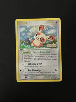 Spinda 26/92 Legend Maker Reverse Holo Pokemon Card (Swirl) - LP - Image 1