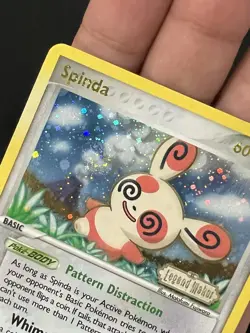 Spinda 26/92 Legend Maker Reverse Holo Pokemon Card (Swirl) - LP - Image 2
