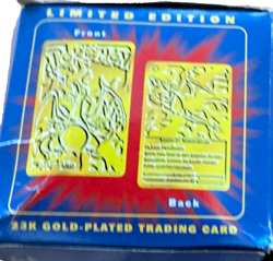 23K good plated charizard pokemon card new in box - Image 3